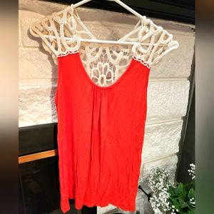 Womens coral top